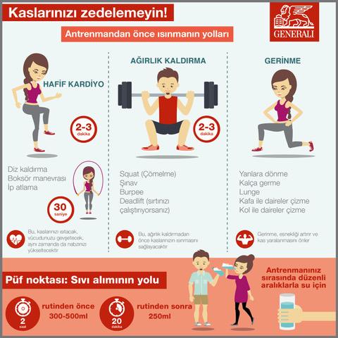 Kaslarınızı zedelemeyin! Antrenmandan önce ısınmanın yolları